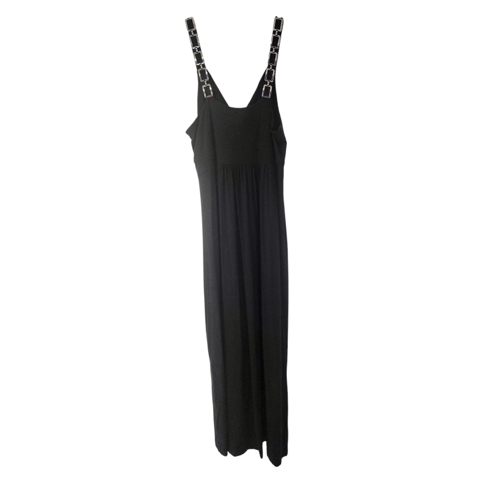 Chicos' Solid Nala Dress. Black Maxi Dress. - Picture 6 of 11